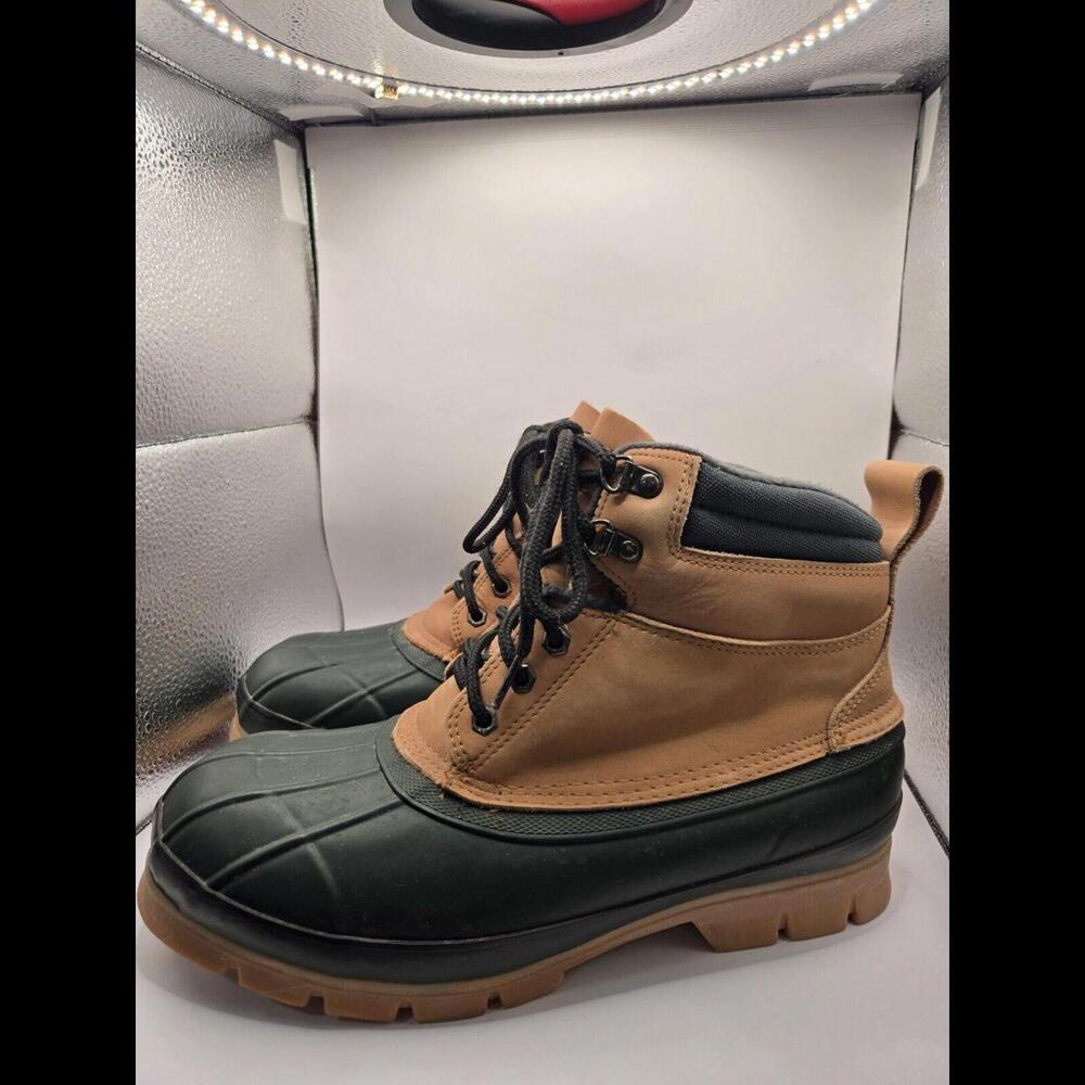 Lands End Mens 12 EEE(Wide) Thinsulate Thermal Insulation Rubber Duck Boots